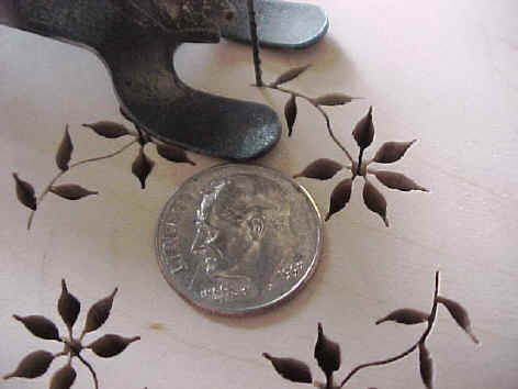 "Flowers" image and a Dime