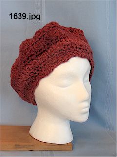 Hand crochetted Hat 1639